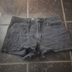 Forever 21 Charcoal Jean Shorts